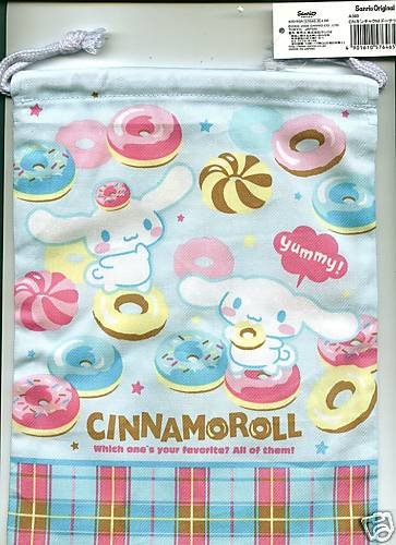 Thumbnail of Sanrio Cinnamoroll Cotton Drawstring Bag #8 (A012) 