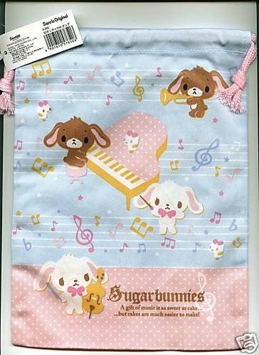 Thumbnail of Sanrio Sugar Bunnies Cotton Drawstring Bag #5 (A0614) 