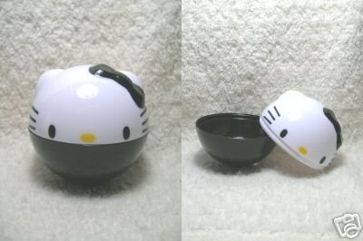 Thumbnail of Sanrio Hello Kitty Head Plastic Storage Case Can #1 