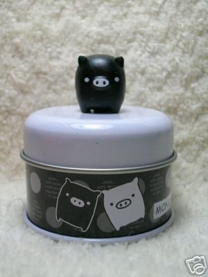 Thumbnail of San-X Monokuro Boo Pig Storage Can Series 2 #4 (A0309) 