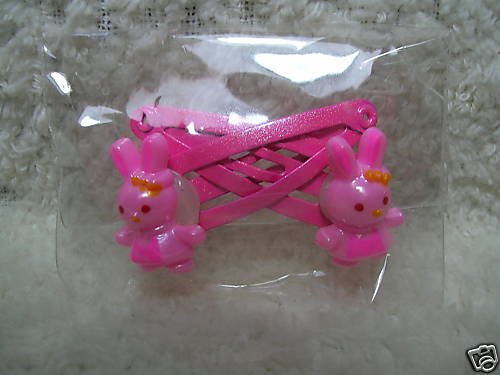 Thumbnail of Cute Rabbit Hair Clip #3 (Dark Pink) 