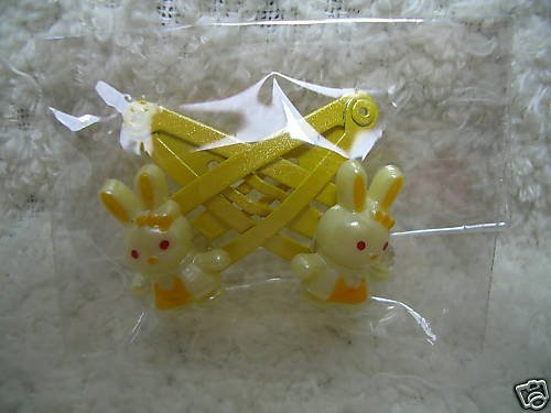 Thumbnail of Cute Rabbit Hair Clip #5 (Orange Yellow) 