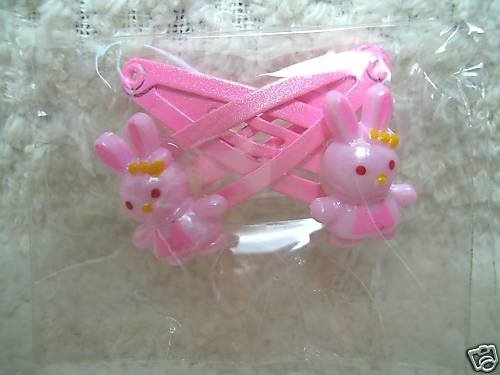 Thumbnail of Cute Rabbit Hair Clip #6 (Pink) 
