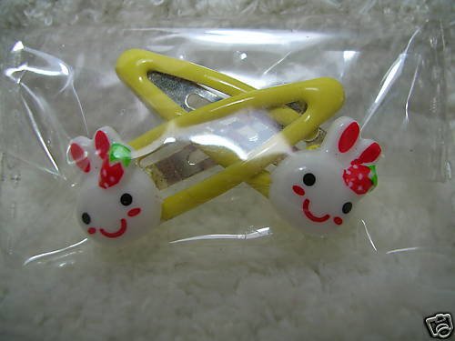 Thumbnail of Rabbit Head Hair Clip #4 (Yellow) 