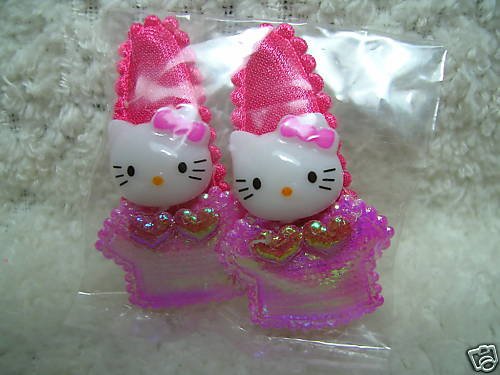 Thumbnail of Kitty Head Hair Clip #5 (Dark Pink) 