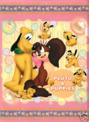 Thumbnail of Japan Disney Pluto A4 Plastic File Folder #1 