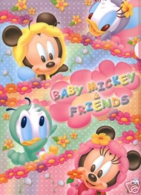 Thumbnail of Japan Disney Baby Mickey & Friends A4 Plastic File Folder #1 
