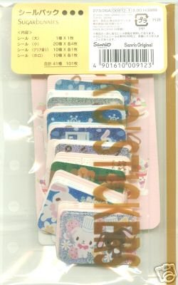 Thumbnail of Sanrio Sugar Bunnies Pocket 101 Pieces Sticker Set #3 (I0518) 