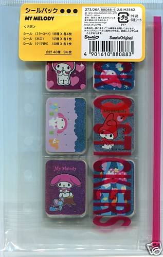 Thumbnail of Sanrio My Melody 94 Pieces Sticker Set Sack Bag #1 (I0563) 