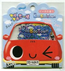 Thumbnail of Japan Q-Lia Boo Boo Town Car 71 Pieces Sticker Set Sack (I0399) 