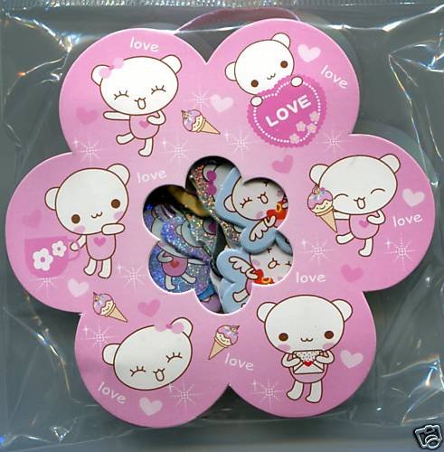 Thumbnail of Bear Sticker Set Pack Sack #1