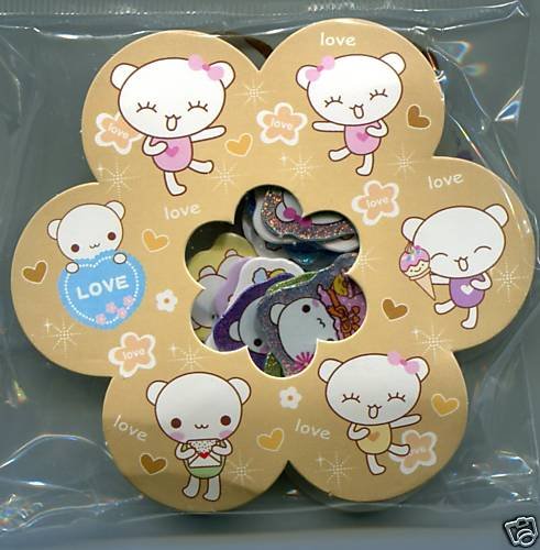 Thumbnail of Bear Sticker Set Pack Sack #4 