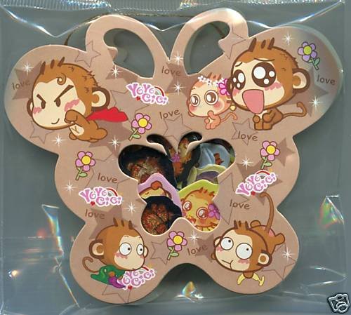 Thumbnail of Monkey Sticker Set Pack Sack #3