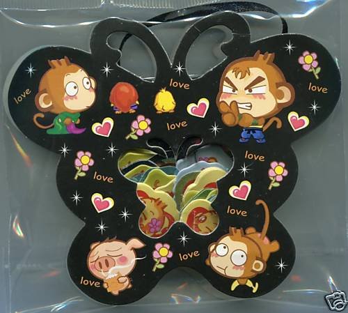 Thumbnail of Monkey Sticker Set Pack Sack #4 