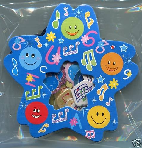 Thumbnail of Smiley and Music Sticker Set Pack Sack #3 
