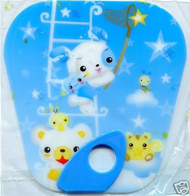 Thumbnail of Dog Bear Hamster Die Cut Plastic Fan #1 