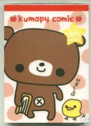 Thumbnail of Japan Kamio Kumapy Comic Bear 8 Design Memo Pad (M0469)
