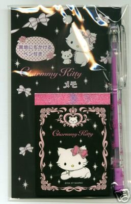 Thumbnail of Sanrio Charmmy Kitty 2 Design Memo Pad with Pen #1 (M0575)