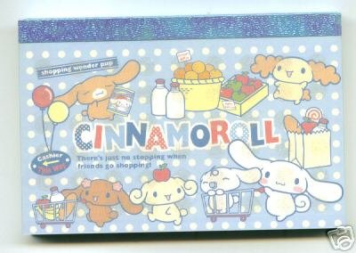 Thumbnail of Sanrio Cinnamoroll 2 Design Memo Pad #1 (M0413) 