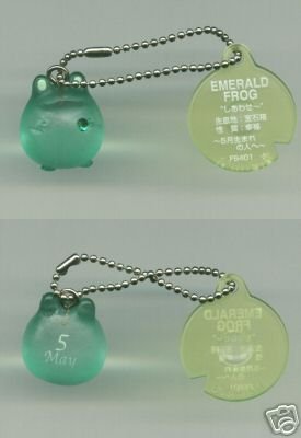 Thumbnail of Japan Frog Style Birth Stone Collection Keychain #5 (K0617) 