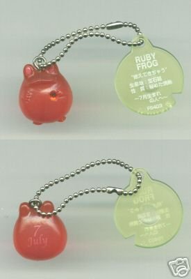Thumbnail of Japan Frog Style Birth Stone Collection Keychain #7 (K0619) 