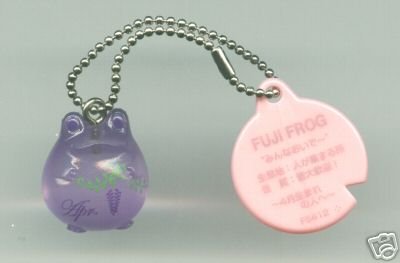 Thumbnail of Japan Frog Style Birth Flower Collection Keychain #4 (K0690)