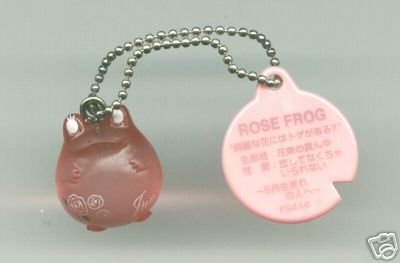 Thumbnail of Japan Frog Style Birth Flower Collection Keychain #6 (K0692) 