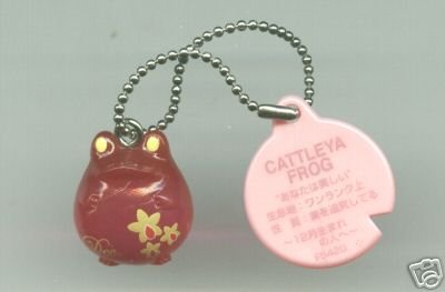 Thumbnail of Japan Frog Style Birth Flower Collection Keychain #12 (K0698) 