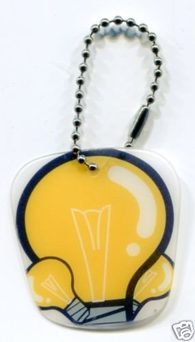 Thumbnail of Cute Light Bulb Die Cut Keychain #1 