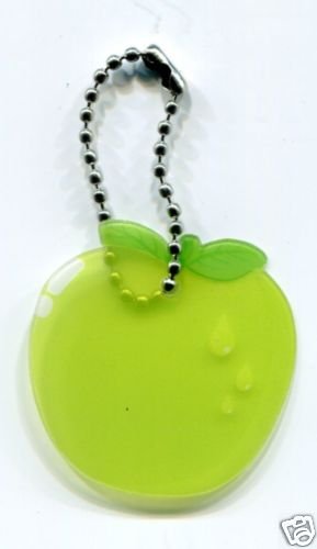 Thumbnail of Green Apple Die Cut Keychain #1 