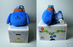Thumbnail of Sanrio Blueberry Purin Plush Mascot Phone Strap 