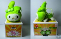 Thumbnail of Sanrio Honeydew Melon My Melody Plush Mascot Phone Strap 