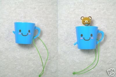 Thumbnail of Sanrio Tenorikuma in Cup Charm Mascot Phone Strap #3 (E0789) 