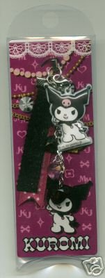 Thumbnail of Japan Sanrio Kuromi Clean Screen Mascot Phone Strap #2 (E0793) 