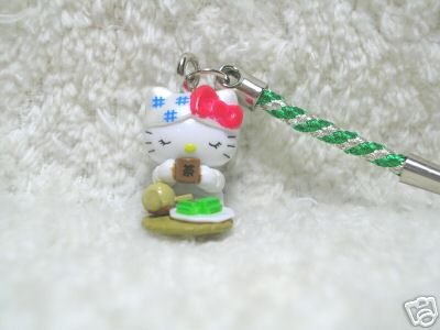 Thumbnail of Japan Limited Sanrio Hello Kitty Charm Mascot Phone Strap #256a (E0815) 