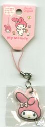 Thumbnail of Sanrio My Melody Head Display Cleaner Mascot Phone Strap (E0981) 