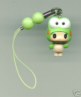 Thumbnail of Japan Sanrio Q Mascot Phone Strap #3 (Keroppi) (E1022) 
