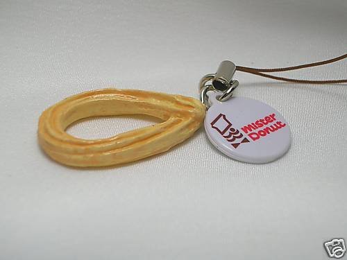 Thumbnail of Japan Limited Mister Donut Miniature Mascot Phone Strap #10 (E1110) 