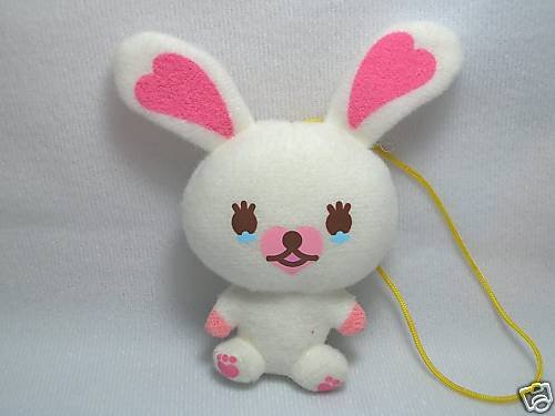 Thumbnail of Japan Rabbit Plush Mascot Phone Strap #2 (E1213) 