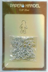 Thumbnail of Animal 20 Pcs Die Cut Paper Clip Set #06 (Human) (PC0106)