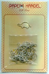 Thumbnail of Animal 20 Pcs Die Cut Paper Clip Set #07 (Turtle) (PC0107)