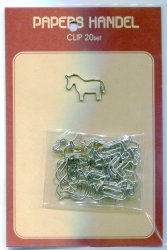Thumbnail of Animal 20 Pcs Die Cut Paper Clip Set #11 (Unicorn) (PC0111)