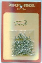 Thumbnail of Animal 20 Pcs Die Cut Paper Clip Set #17 (Crocodile) (PC0117)