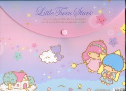 Thumbnail of Sanrio Little Twin Stars A4 Plastic File Folder Bag #8