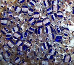 Thumbnail of Crystal w, pink and blue stripes, size 2