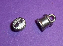Thumbnail of 5 mm Pewter,USA made, Antique Silver color, great for kumihimo