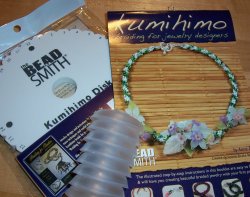 Thumbnail of Round Kumihimo Board, Bobbins, Book