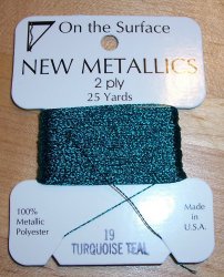 Thumbnail of Teal Metallic Thread from On the Surface