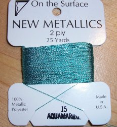 Thumbnail of Aquamarine Metallic Thread from On the Surface