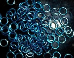 Thumbnail of Aqua, 5.5mm, 18 ga, 25 rings
